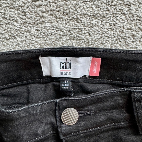 cabi Skinny Jeans, #3941, 10, EUC, Black, Low Rise - Picture 4 of 11